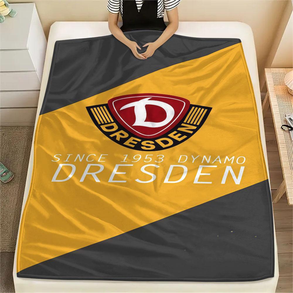 1 Stück Dynamo Dresden gemusterte Flanelldecke für alle Jahreszeiten geeignet für Heimdekoration Wärme und Komfort Geschenke Feiertagsgeschenk