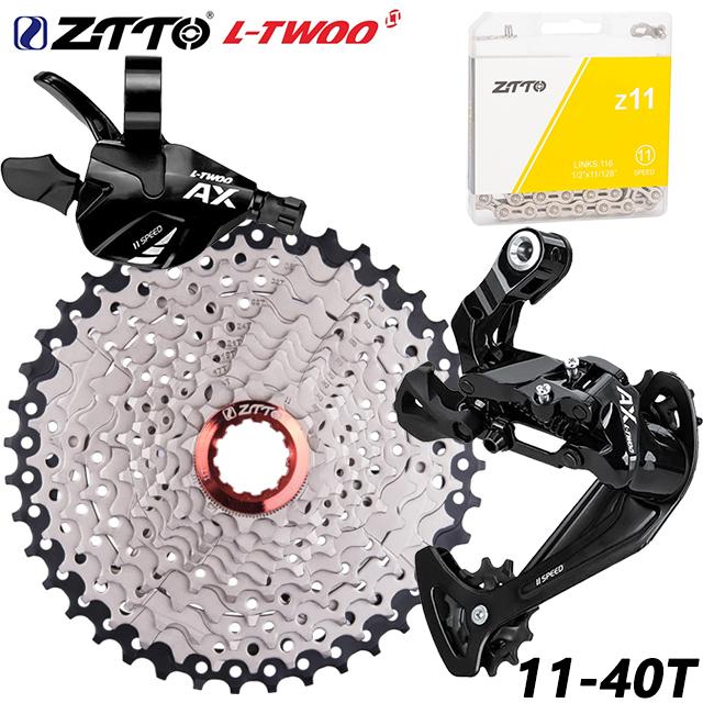 ZTTO MTB Bike 11 Speed Group Set 1X11 Shift Lever Rear Derailleur 11V Chain Current 11V50T 52T Cassette MTB Sprocket K7 Flywheel