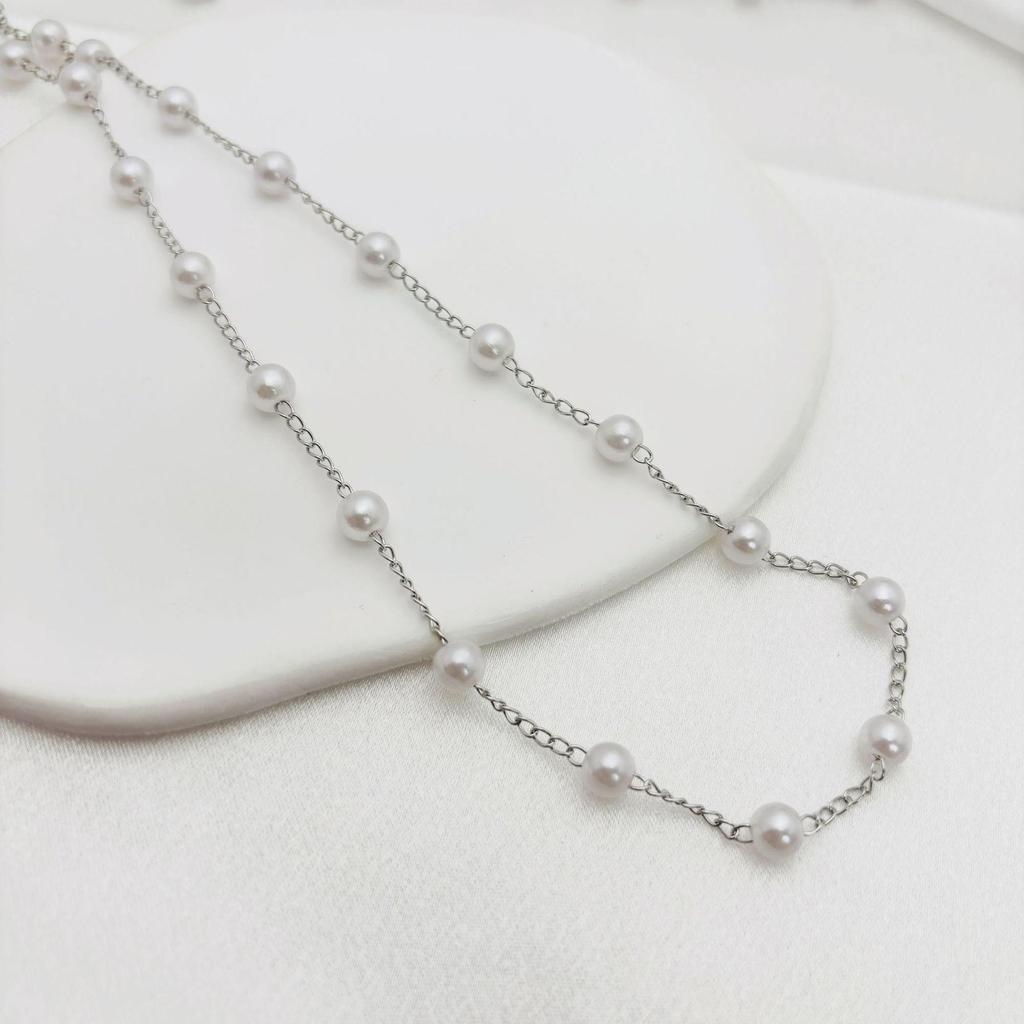 Accessoires Diy: Boucles d'oreilles Chaîne de Perles Gypsophile, Épingles à Cheveux, Chaînes de Lunettes, Matériel de Bijouterie