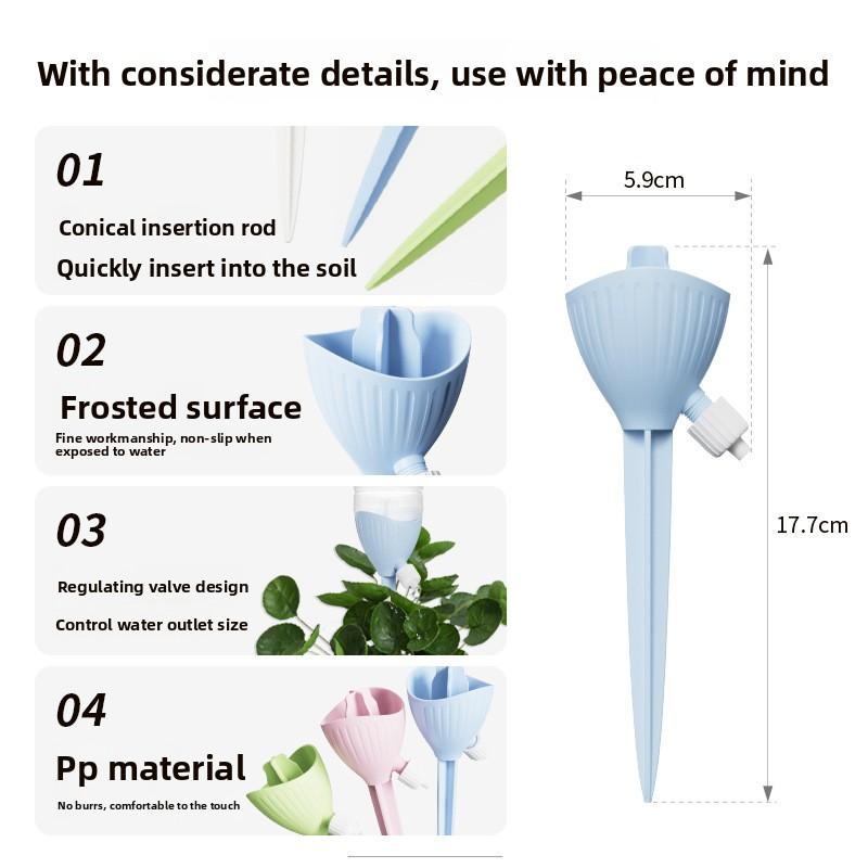 Watering Artifact, Dripper, Automatic Watering, Adjustable Flow Rate, Watering Flower Irrigator, Water Seepage Device