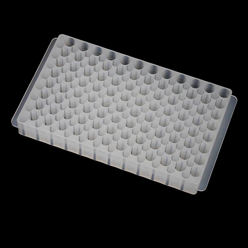 Stojan na plastové odstředivé zkumavky s 96 otvory, 2 strany 0,5Ml/1,5Ml/2Ml Držák zkumavek na odstředivku Držák na zkumavky Laboratorní potřeby Stojan na zkumavky Pcr