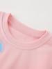Unicorn Rainbow Print Girls' Round Neck Sweatshirt - Autumn/Winter Sportswear for 2-6 Years