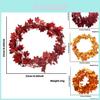 Exquisite Thanksgiving Maple Leaf Colorful Ribbon For Home Decoration 7.5m Length