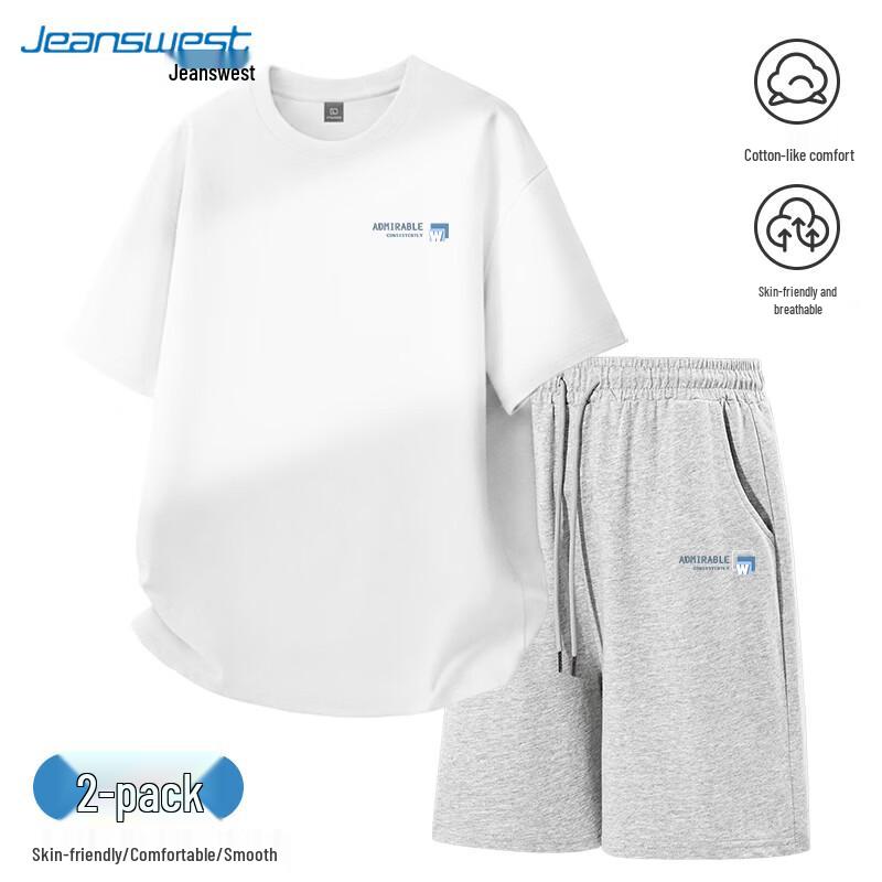 Мужской повседневный летний комплект: футболка и шорты Jeanswest M