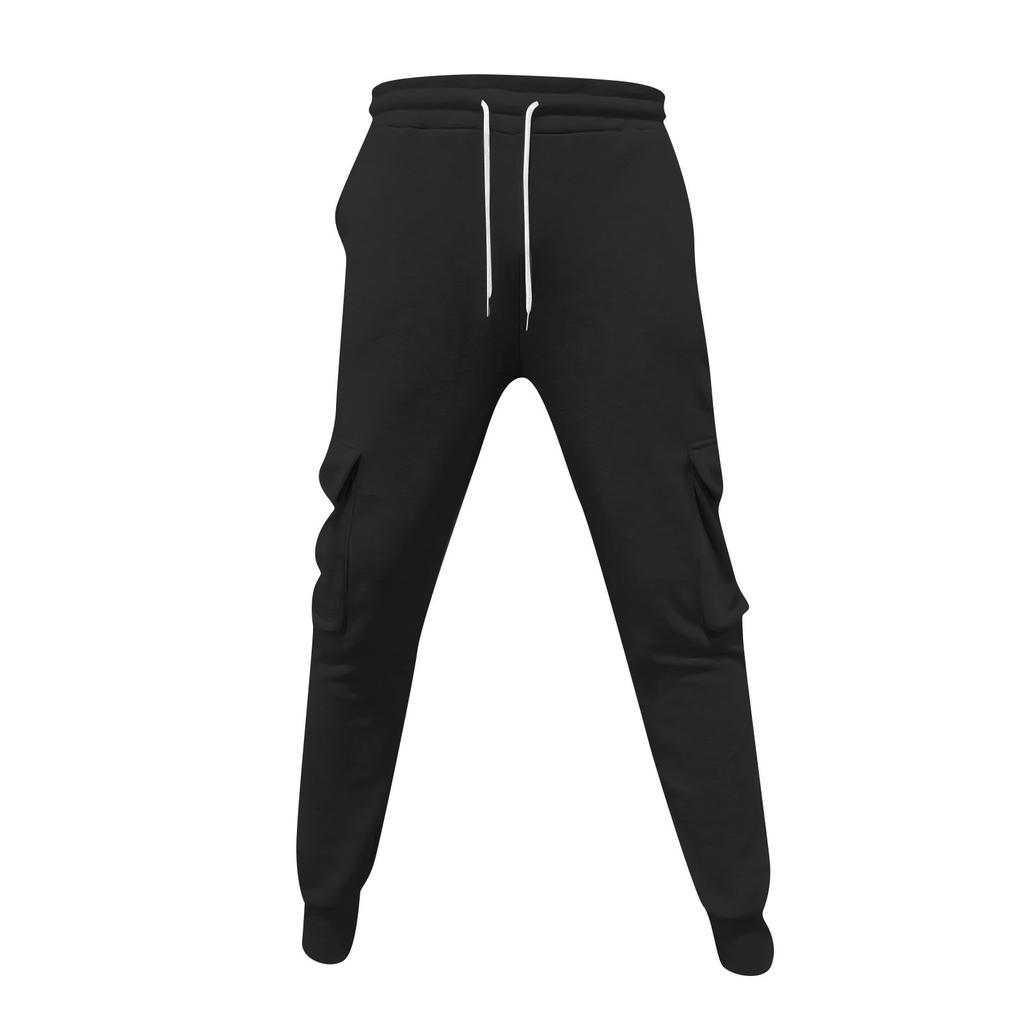 Herren Overalls Kordelzug Multi Pocket Freizeithose Wanderhose Baumwolltwillhose