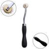 1PC New Useful Stainless Steel Leather Paper Overstitch Wheel Gear Roulette Spacer Sewing Tool Scriber