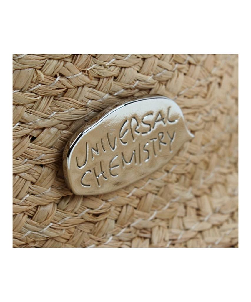 Yunibeosyeolkemiseuteuli Sv Metal Round Wire Raffia Hat