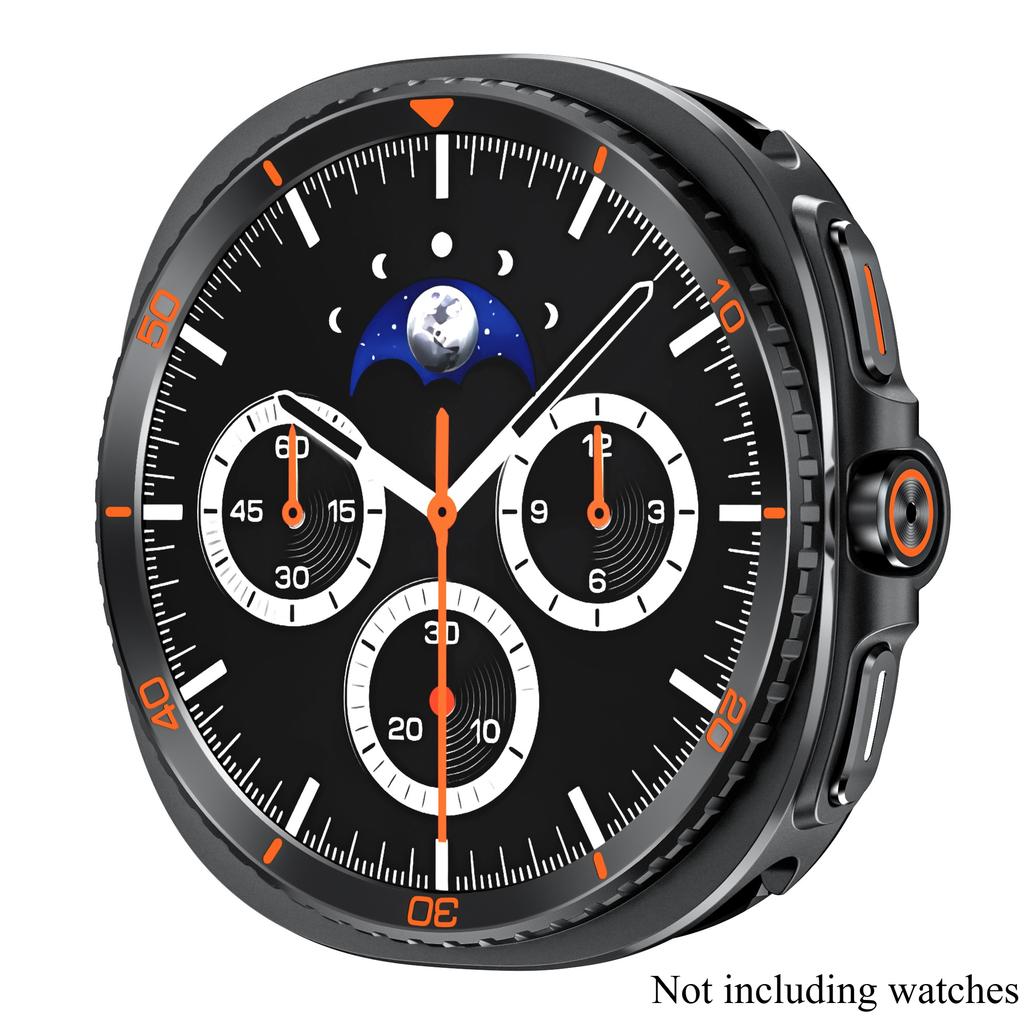 Metallfodral Tillbehör för Samsung Galaxy Watch 8 40mm/44mm Skyddande Cover för Galaxy Watch 8 Uppgradera till 8 Classic Hård Ram