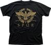 SPQR Roman Gladiator Imperial Golden Eagle Army T-Shirt Size S
