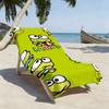 Kerokerokeroppi Print Beach Towel Cute Sanrio Frog Cartoon Quick Dry Microfiber Towel for Kids Adults Beach Pool Gym