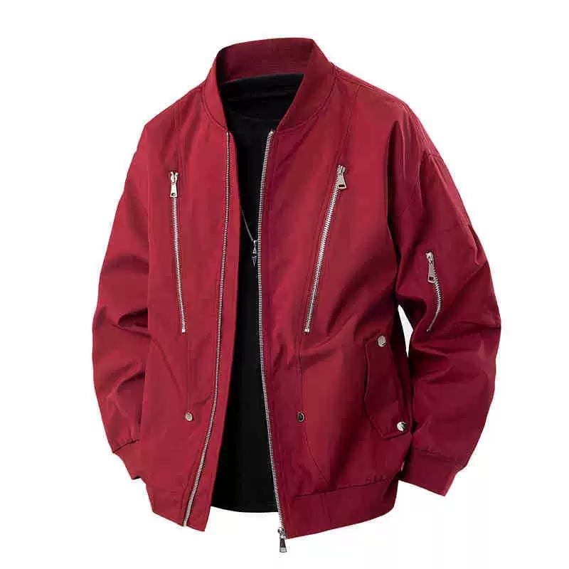 Spring and Autumn Loose Windproof Versatile Baseball Collar Flying Jacket