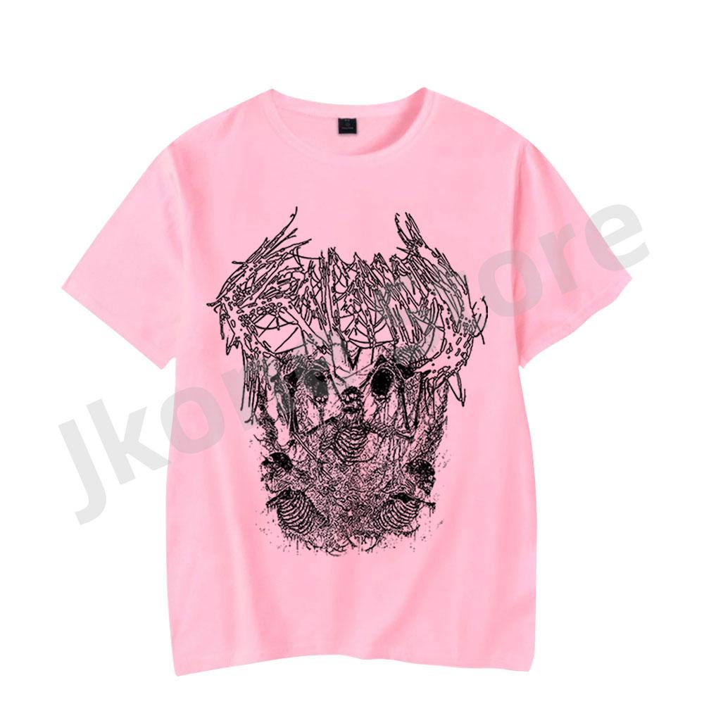 Ken Carson Death Mosh Tee A Great Chaos Album Merch Women Unisex Fashion Casual HipHop Short Sleeve Tshirts