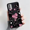 Custodia per Telefono Stampata Per Nokia G42/Nokia G310 5G/Nokia G60 5G/Nokia G100 Cover Guscio Morbido in Silicone Nero Custodie Carine con Fiori e Cartoni Animati