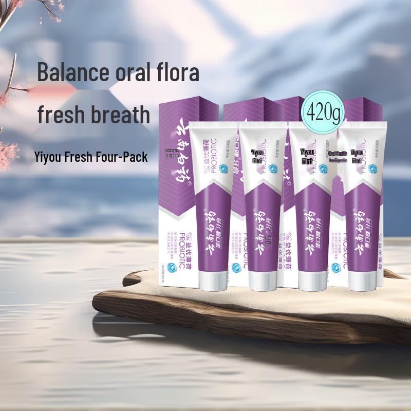 

Yunnan Baiyao Probiotic Mint Toothpaste