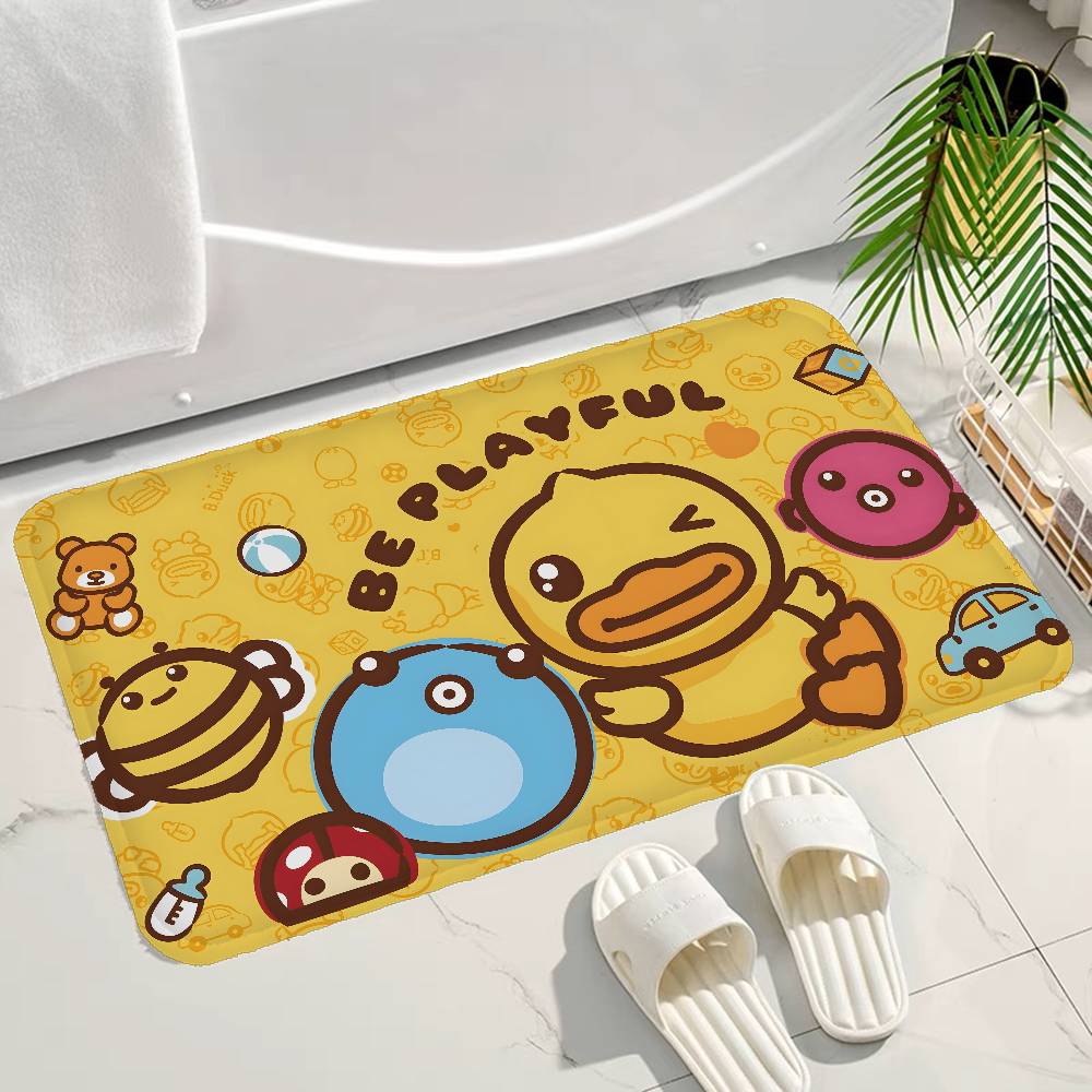B-B.D-Duck CARTOON Kitchen Mat Kids Room Bedroom Decoration Balcony Anti-Slip Doormat Living Room Alfombra