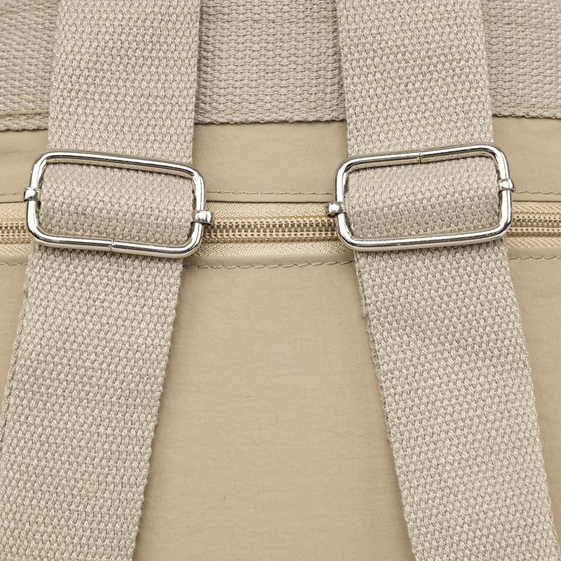 Neuer Stil Sommer Damen Umhängetasche Leichter Faltbarer Nylon Rucksack Handtasche Lässige Geldbörse