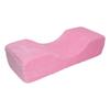 Eyelash Extension Pillow Neck Support Eyelash Pillow Soft Breathable Memory Foam U Shape Lash Pillow for Beauty Salon Pink