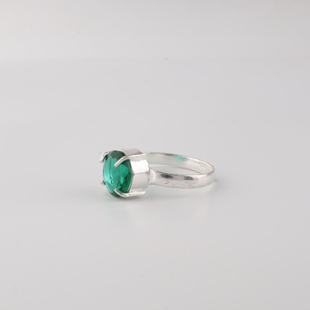 Chrome Diopside Gemstone 925 Sterling Silver Statement Ring For Wedding Gift RR-72-9