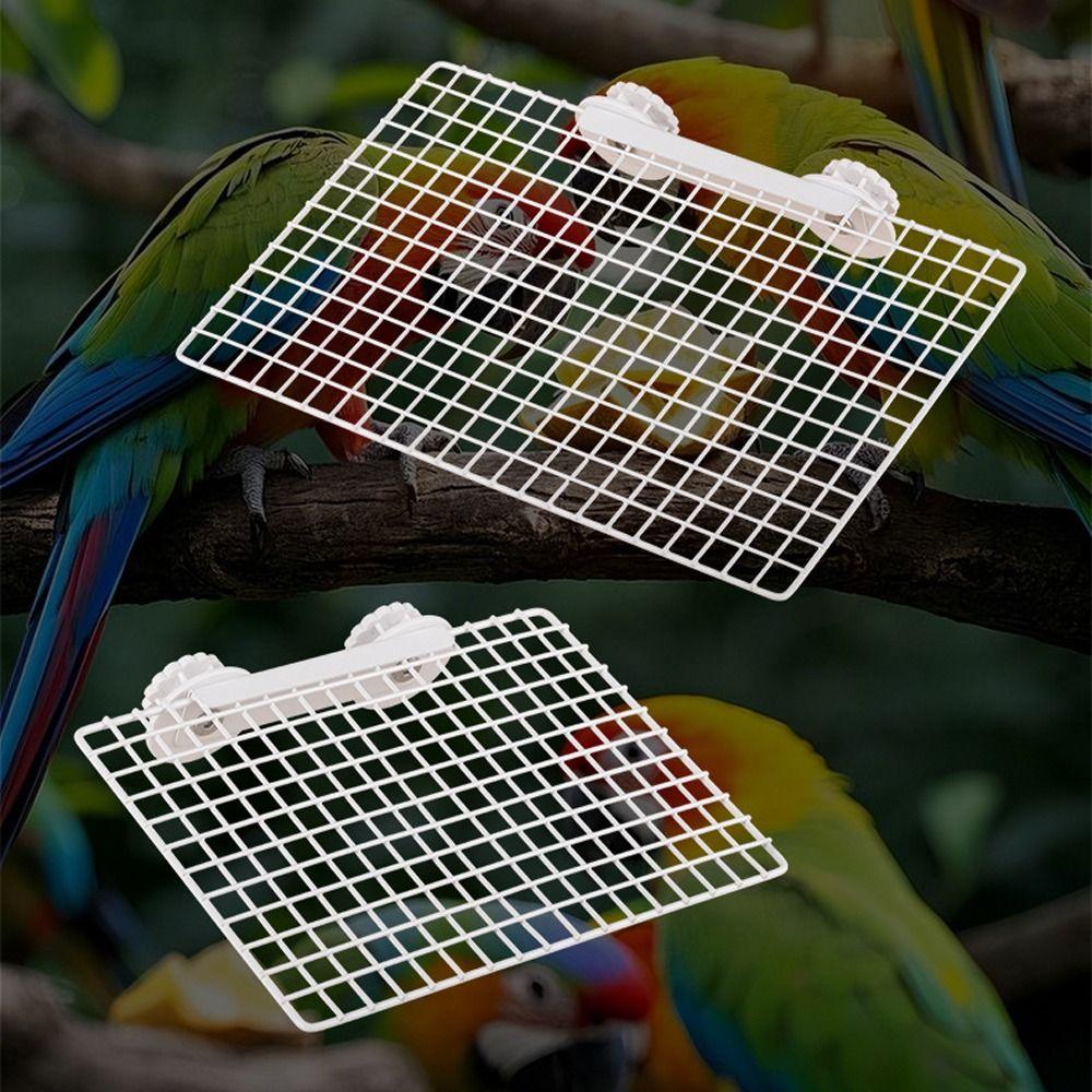 Steel Parrot Metal Mesh Platform Wear Resistant Parrot Perches Stand  for Bird Cage