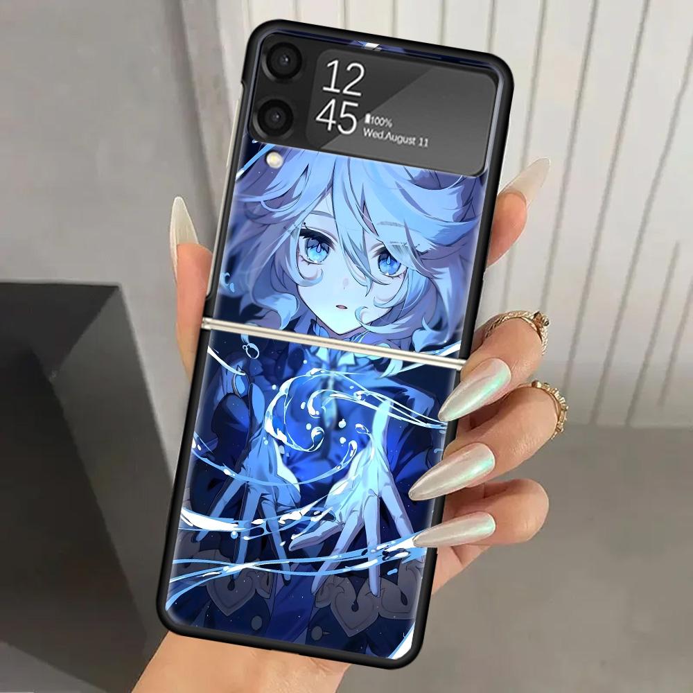 

Cute Furina Genshin Impact Hard PC Back Phone Case for Samsung Galaxy ZFlip 7 6 5 Z Flip 4 ZFlip6 Z Flip7 5G ZFlip4 Flip3 Zflip5 Samsung Z Flip 5