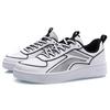 New LiNing Anti Slip Wear Resistant Low Top Skateboard Shoes Women's White Black AGCP128-3
