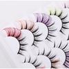 7 Pairs Colored False Eyelashes Eyelash Extension 3D Mink Lashes  Cosplay