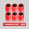 4/6/10pcs Car Tire Fluorescent Dustproof Wheel Valve Stem Caps For Hyundai N LINE i30 i20 Sonata Accent Tucson Elantra Azera KK10
