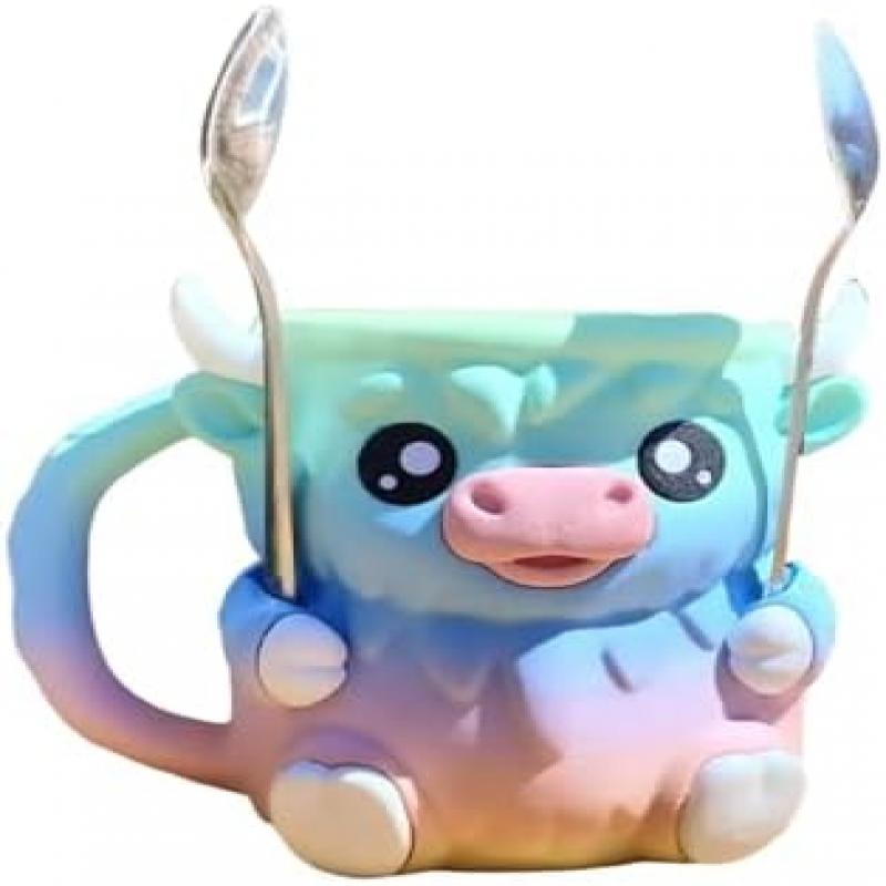 Ice cream cup holder, adorable animal-shaped refrigerator cover, portable dessert lid, insulated decorative accessory, fun kitchenware