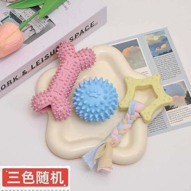 Dog Toys Direct Sales TPR Dog Toys Can't Bite Tooth Grinding Cotton Rope Pet Toys