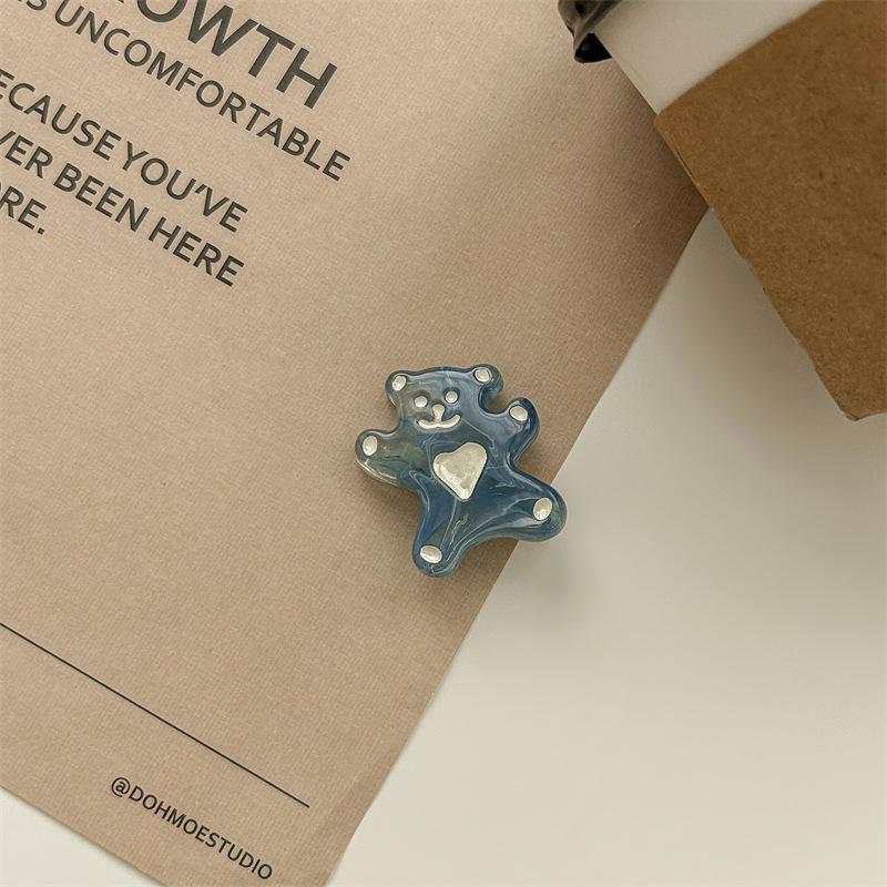 

Очаровательный мультяшный набор резинок и повязок для волос с мишками и сердечками