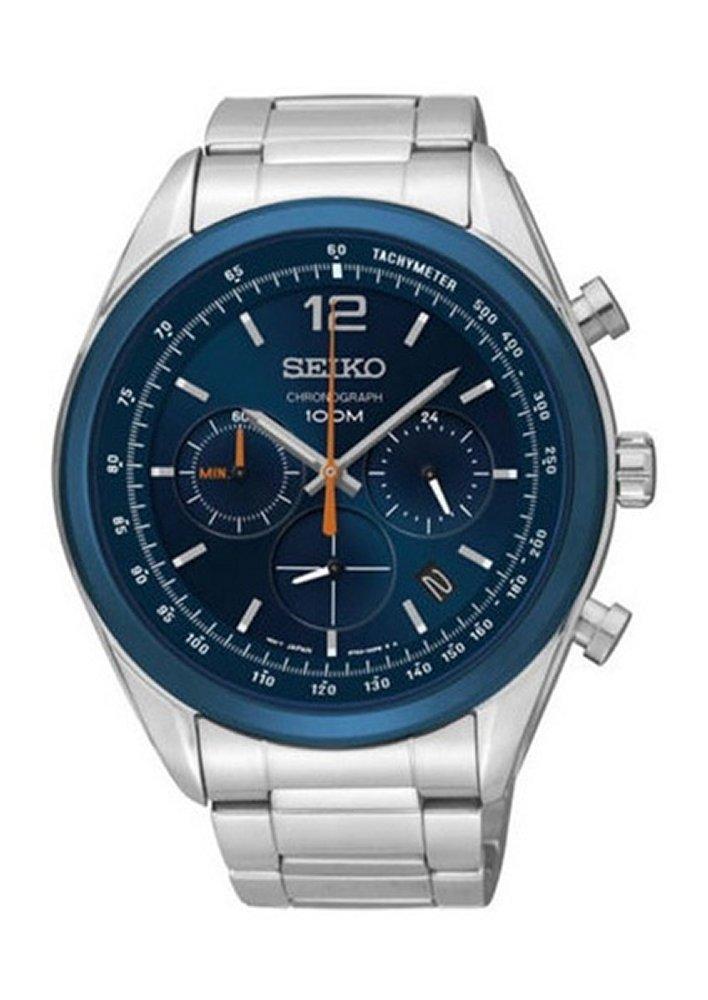 

Seiko SEIKO chronograph quartz men s watch SSB091P1 navy x silver
