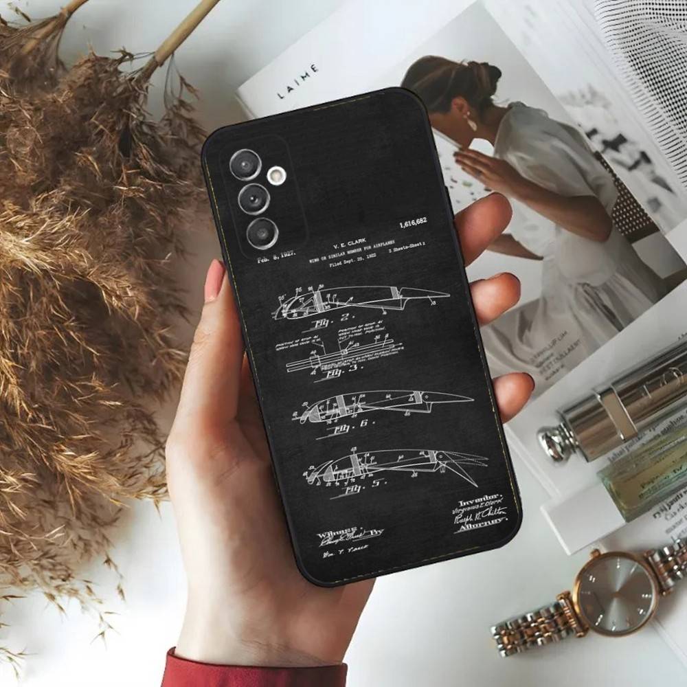 Helicopter Airplane Aircraft Phone Case For Samsung S24,23,22,30,21,10,9,Ultra,Plus,Lite,FE,5G Black Soft Case Samsung S21lite