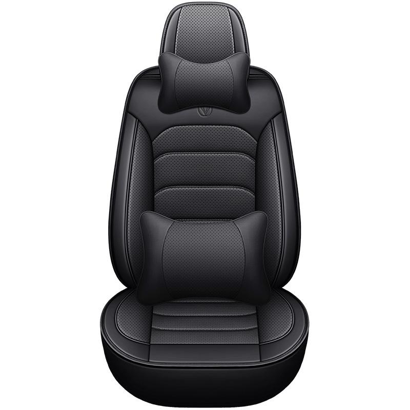 Diamond Series Nappa Leather Full Wrap Car Seat Cover - Sporty Universal Fit Seat Cushion.