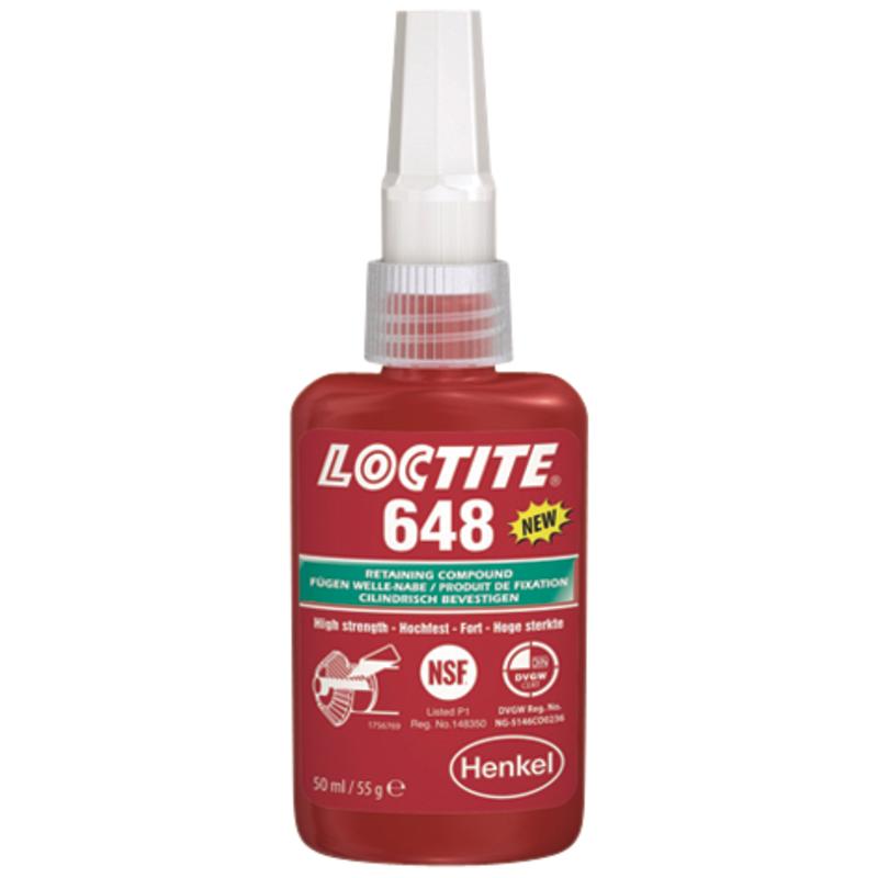 Retaining Compound 648 For Bushings And Bearings, 50 Ml