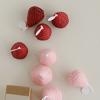 Aromatherapy Candle Adorable Strawberry Shape Eco-friendly Eradicate Odor Fruit Festival Candle for Home