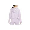 Nike Solid Color Logo Short Hoodie for Women