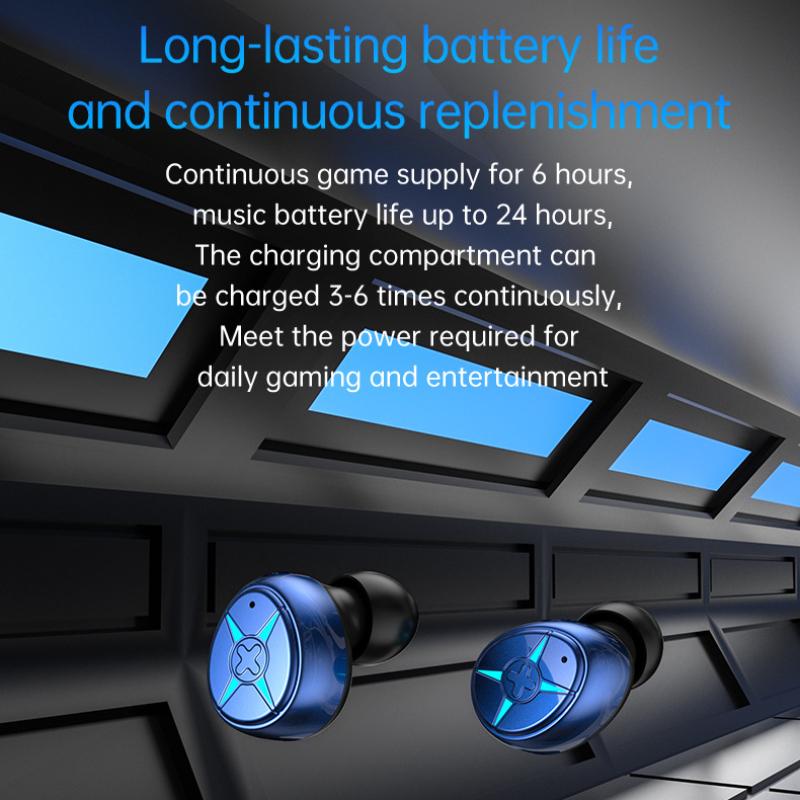 Nový produkt Mechanical Metal Sense TWS Noise Reduction Delay Bezdrátová Bluetooth 5.3 sluchátka