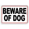 Guard Pup "Beware Of Dog - Guard Dog On Duty, Keep Out" Sign - Impact-Resistant Plastic, Ideal for Home/Yard Safety