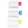 3 Sets Toothpaste Squeezer Practical Plastic Rolling Toothpaste Squeezer with Rolling Handle for