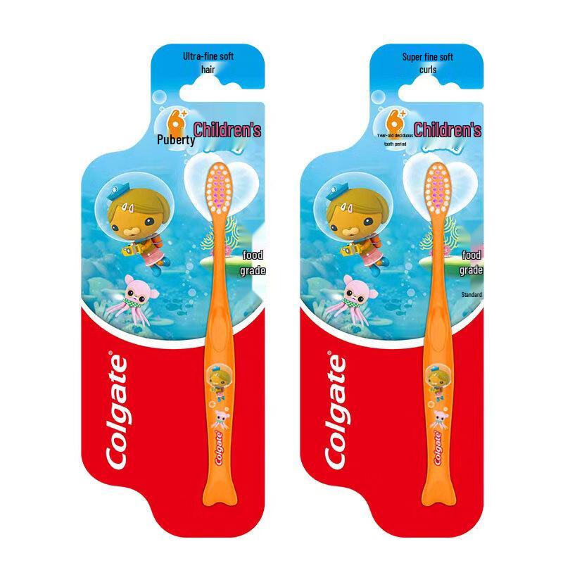 Colgate Kids 6+ Soft Bristle Toothbrush, 2-Pack