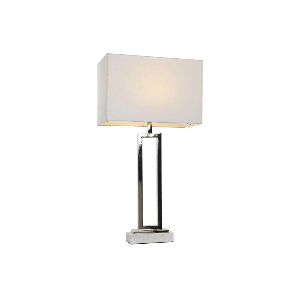 Desk lamp Home ESPRIT White Silver 50 W 220 V
