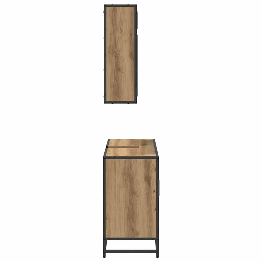 Bathroom Furniture Set 2 pcs. Artisan Oak 80 x 33 x 60 cm
