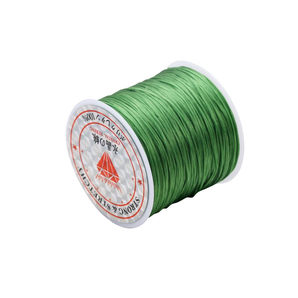 10-40m Roll Strong Elastic Crystal Beading Cord 1mm for Bracelets Stretch Thread String Necklace DIY Jewelry Making Cords Line