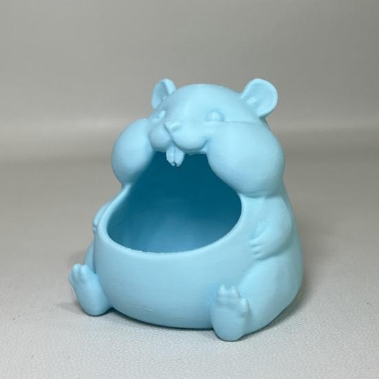 Enfeite de Tigela para Hamster Formato Fofo de Hamster Caixa de Armazenamento de Grande Capacidade Móveis para Casa para Doces Lanches