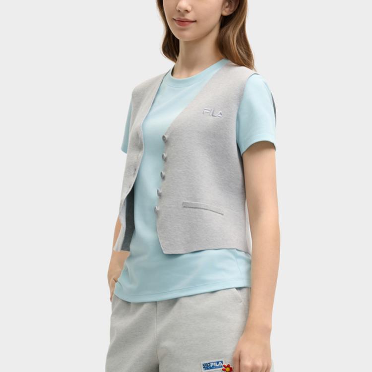 New FILA ORIGINALE Knitwear Women's Medium Heather Gray MG F51W529406F-MG