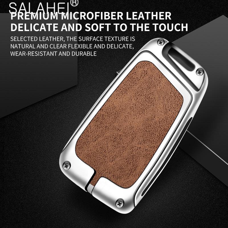 Zinc Alloy Car Key Cover Case Holder Shell Protection Fob For Volkswagen VW Magotan Passat B8 Keychain Auto Interior Accessories