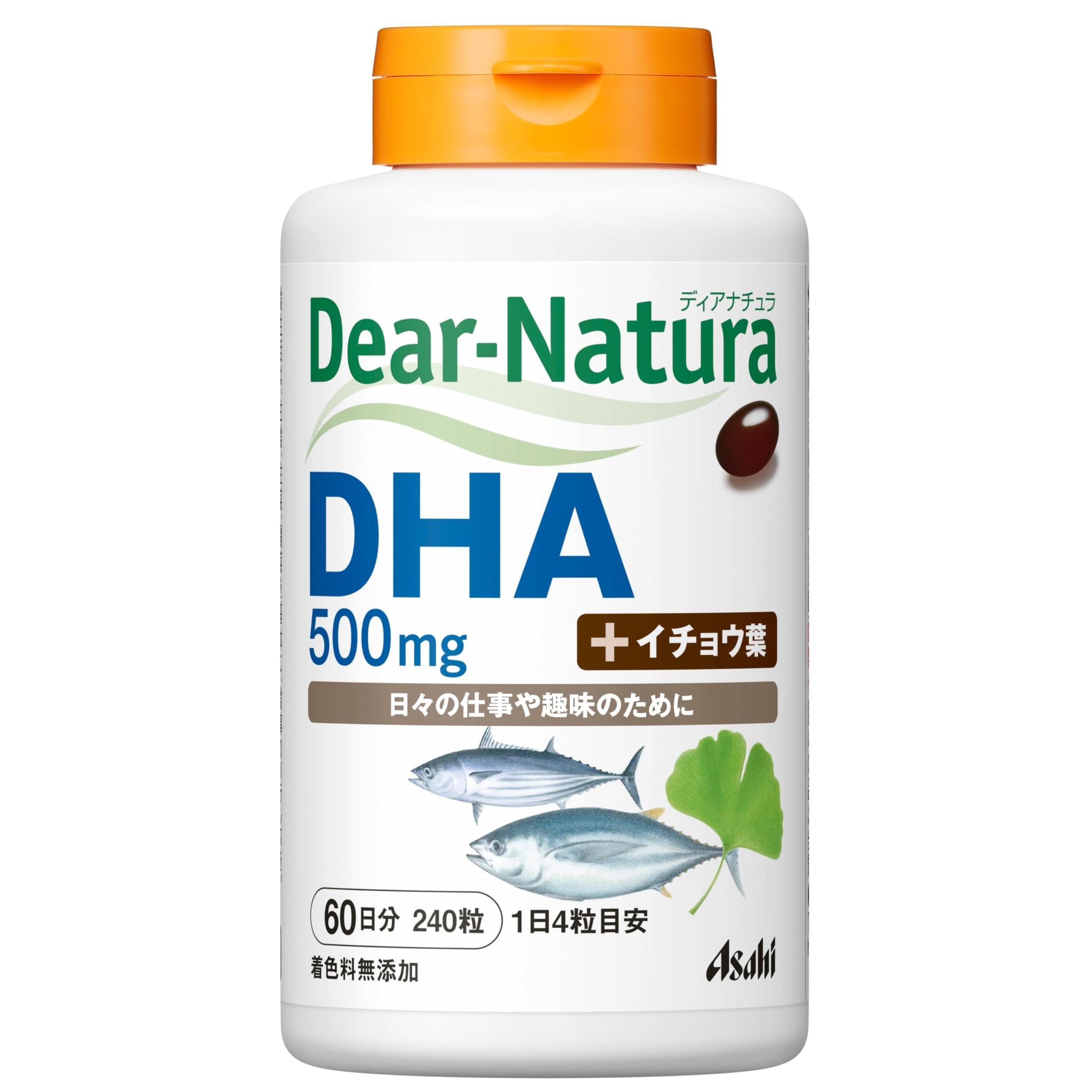 

Dear-Natura ДГК з листями гінкго - Вироблено в Японії компанією Asahi Supplements 240Tablets (60Days)