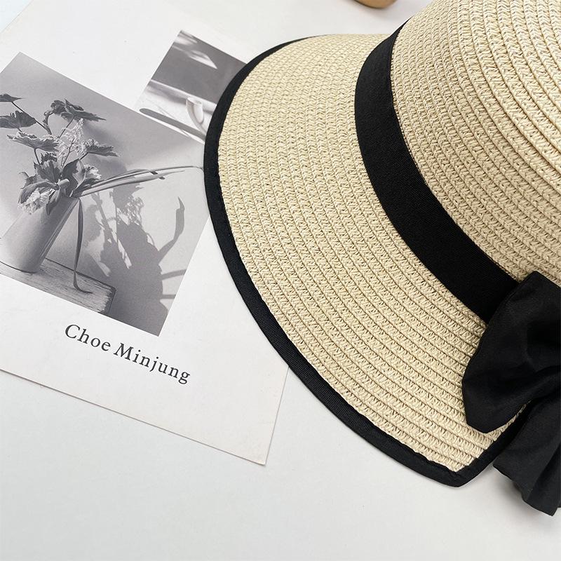 Japanese Style UV Protection Straw Fisherman Hat - Summer Beach Sun Hat