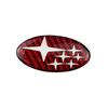 Carbon Fiber Car Steering Wheel Emblem Interior Sticker for Subaru WRC WRX XV STI Forester Outback Legacy Impreza BRZ TRIBECA X7