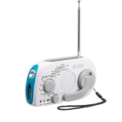 LOGOS Kurbel Solar Radio Lampe 74175021 (Logos) 3-Power (Smartphone-Aufladung)